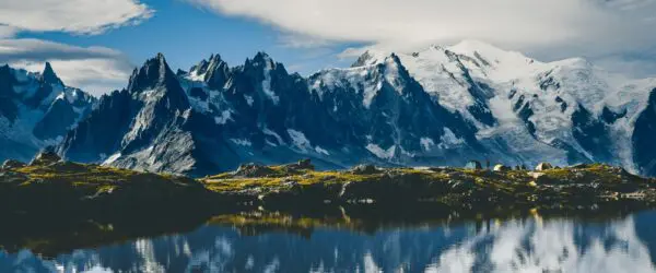 Mont Blanc Lake view