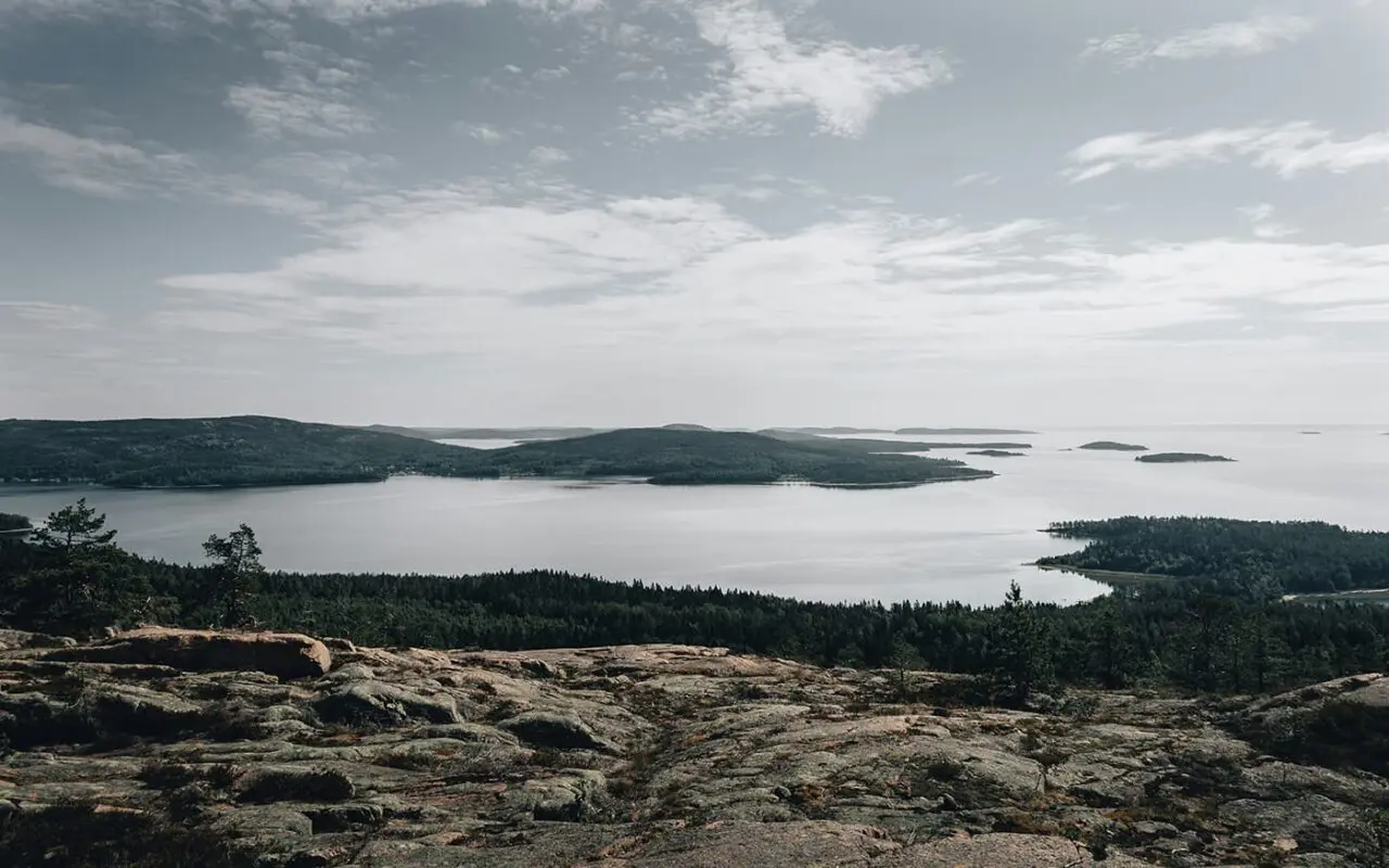 body of water near land