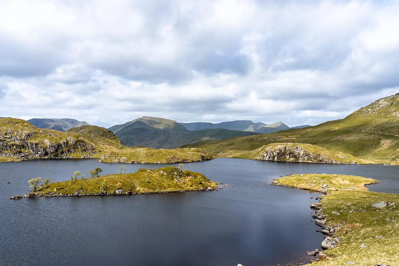 lake on top of mountain