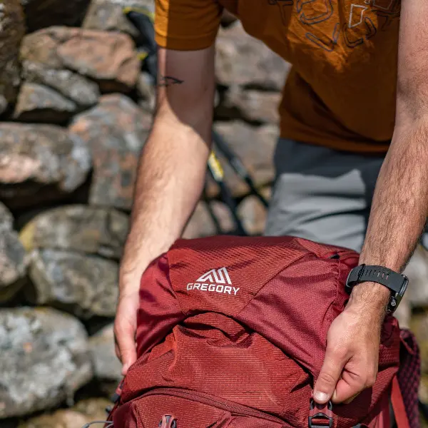 Gregory Backpack for hiking trails