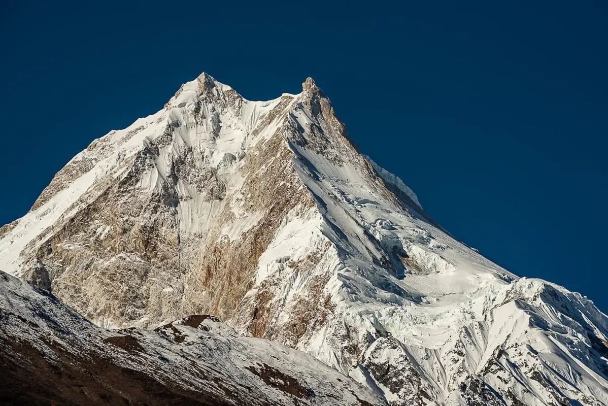 snow covered mountain peak