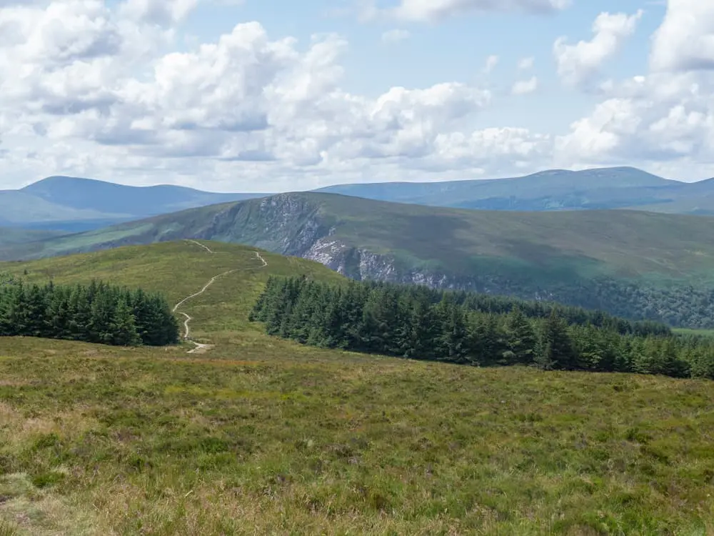 green and hilly landscape