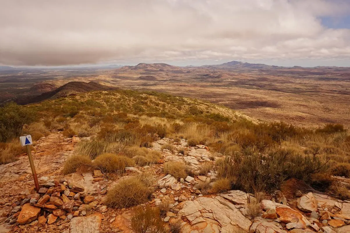 panoramic view of outback in Australia