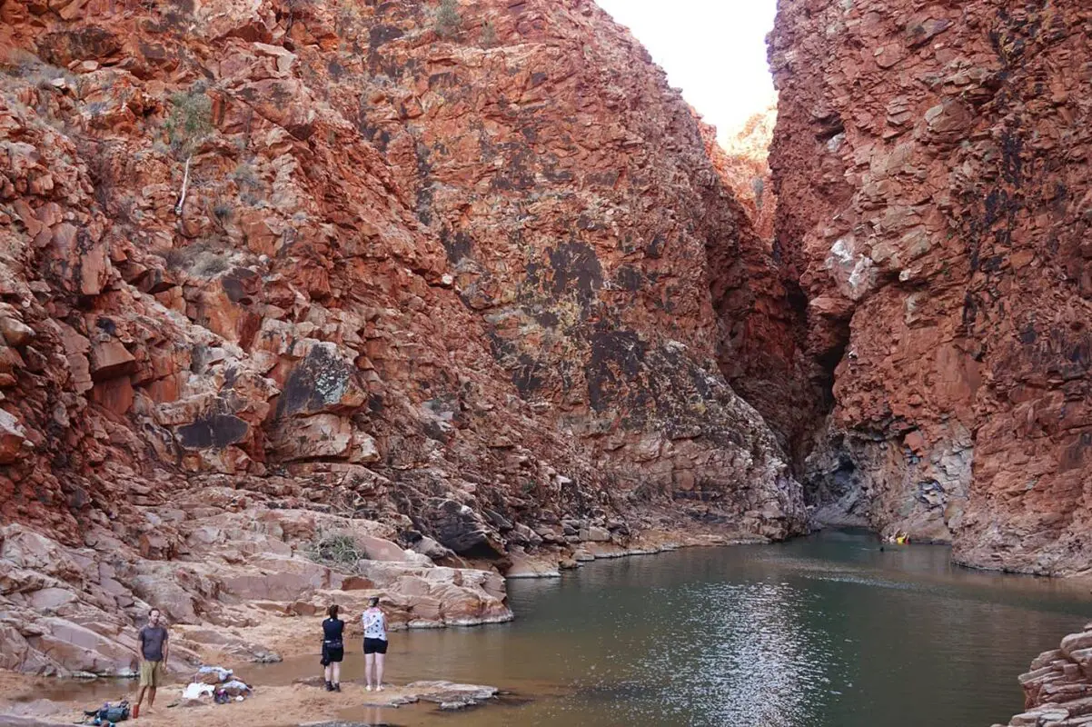 rocky formations near body of water