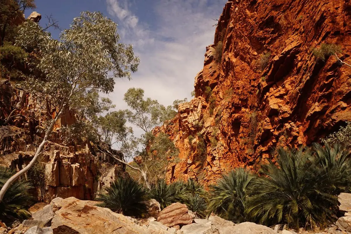 orange stone formations