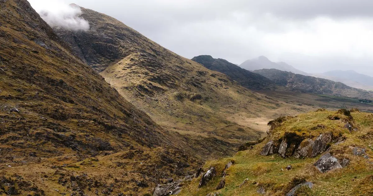 Rolling hills on the Kerry Way