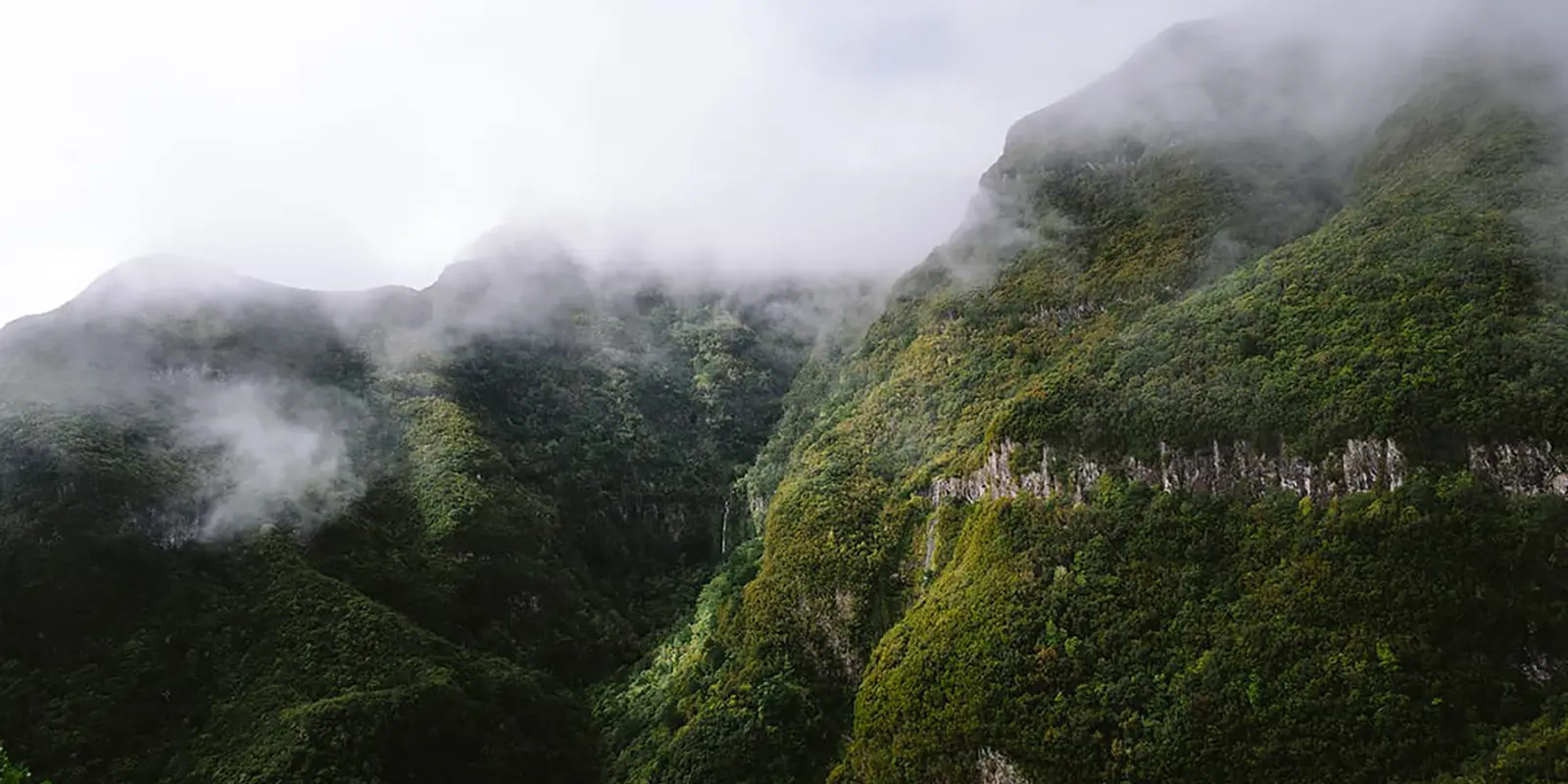 green mountains on madeira