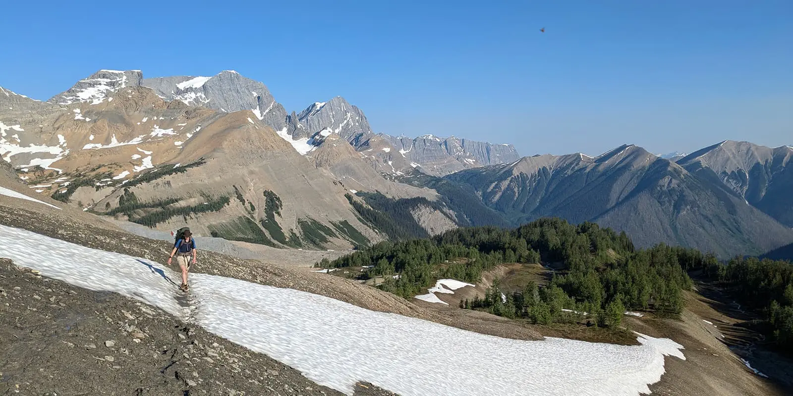 Rockwall trail in Canada