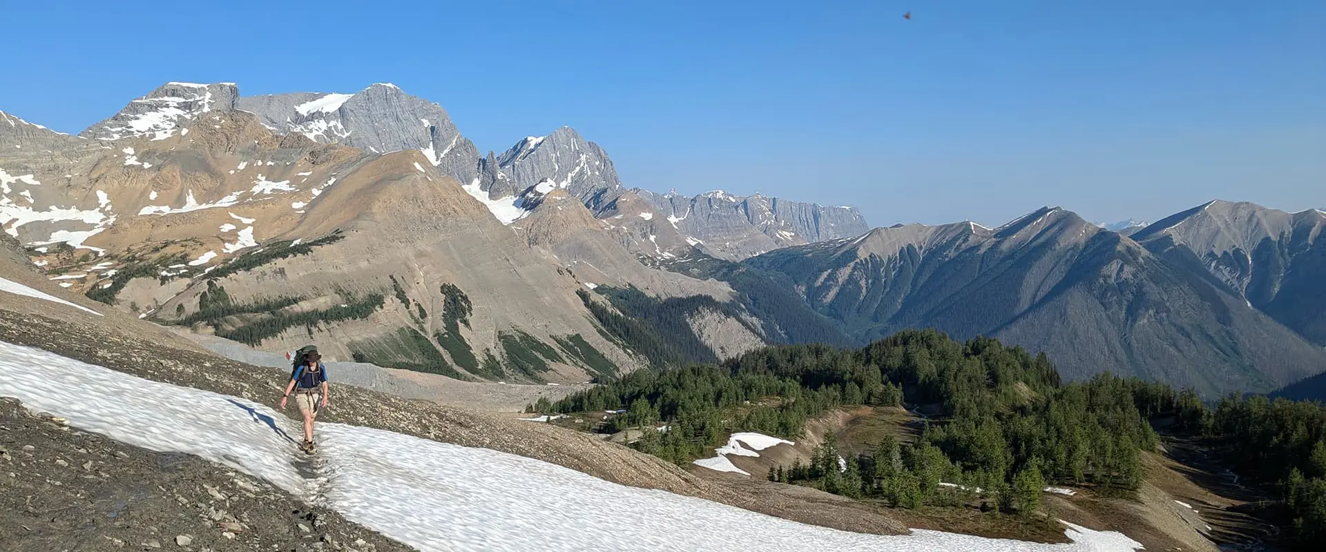 Rockwall trail in Canada