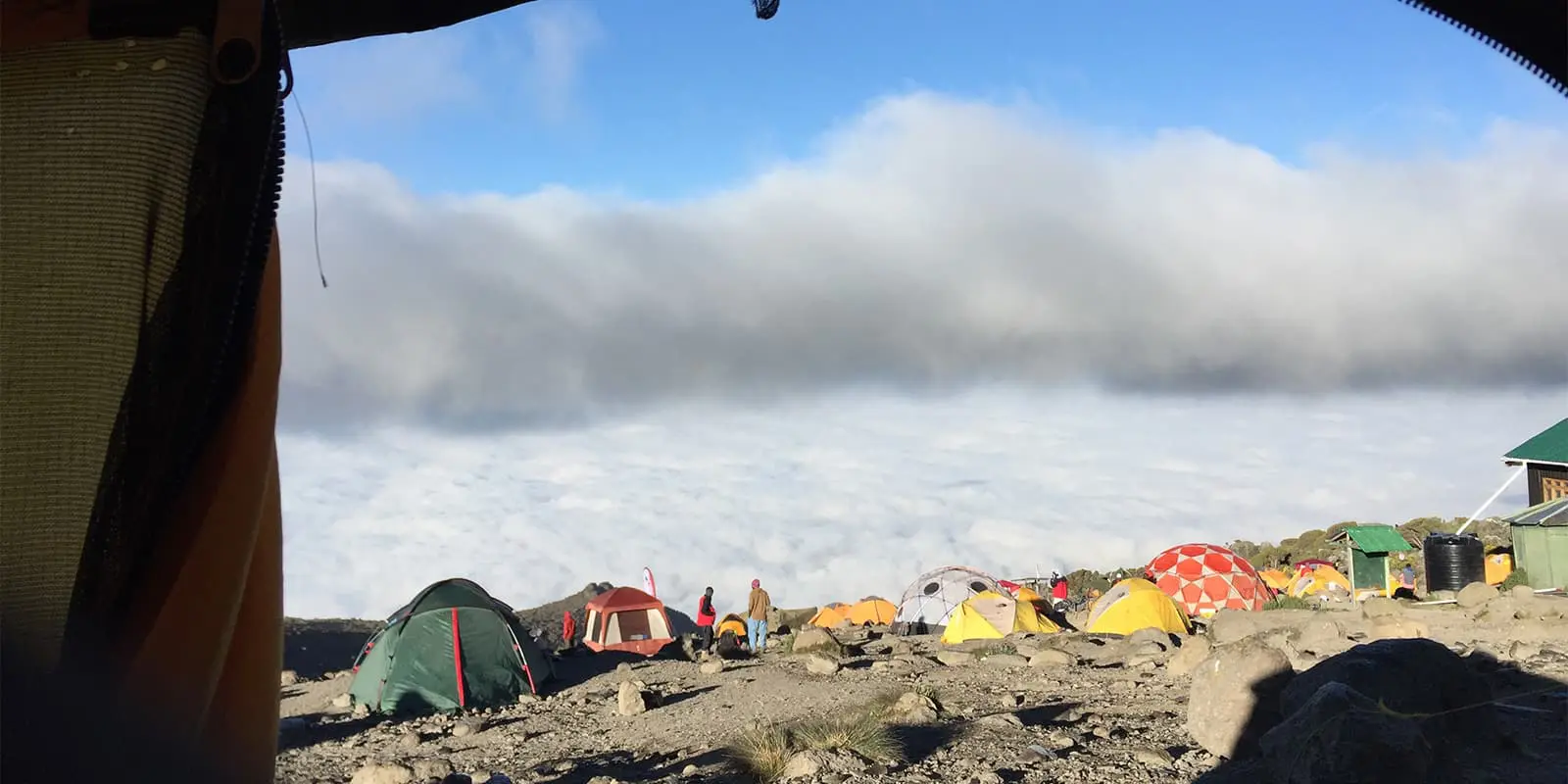 campsite on mount kilimanjaro