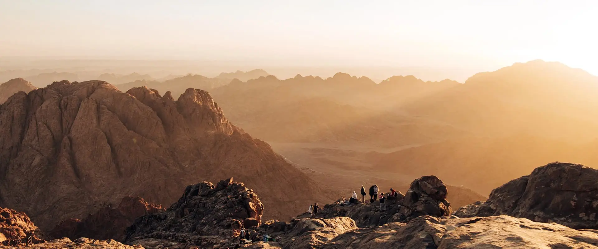 The Sinai Mountains Highland Trail during sunset