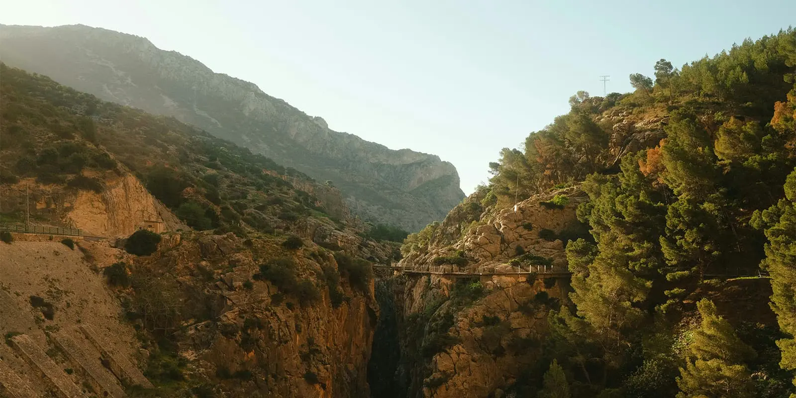 suspension bridge on the Caminito del Rey