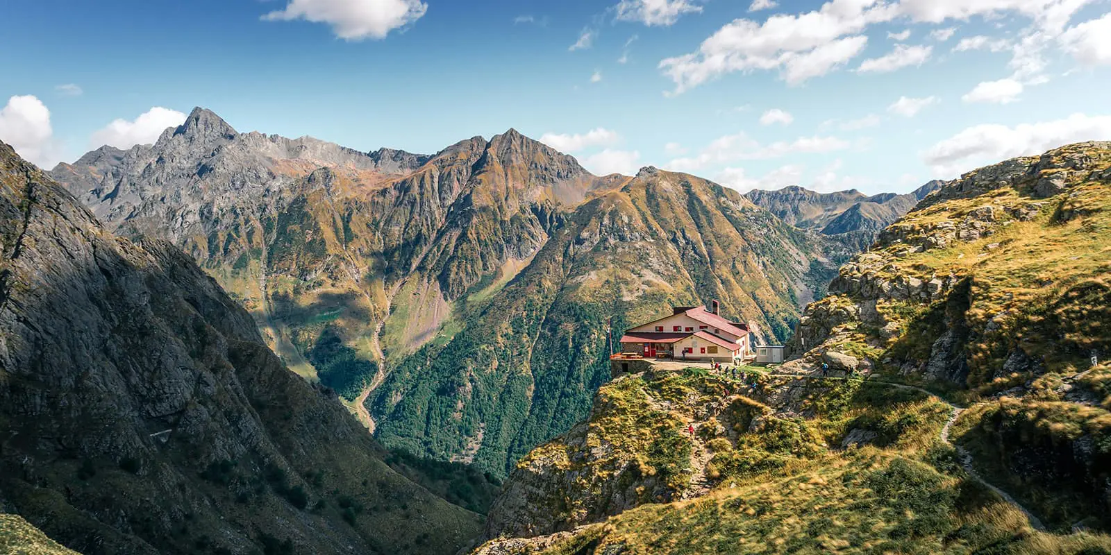 Rifugio Coca in the Orobie mountains of Italy