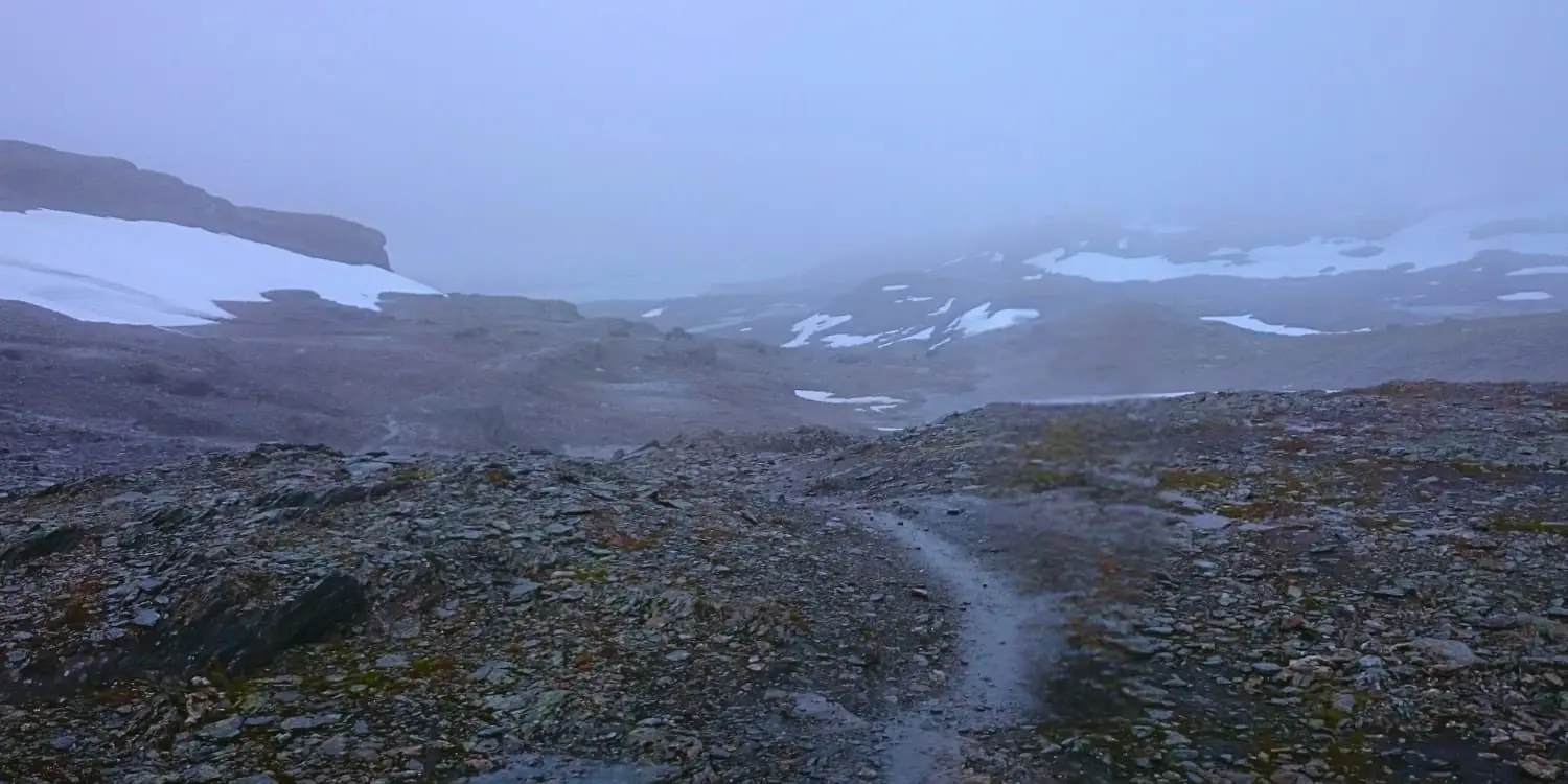 Aurlandsdalen trail in Norway