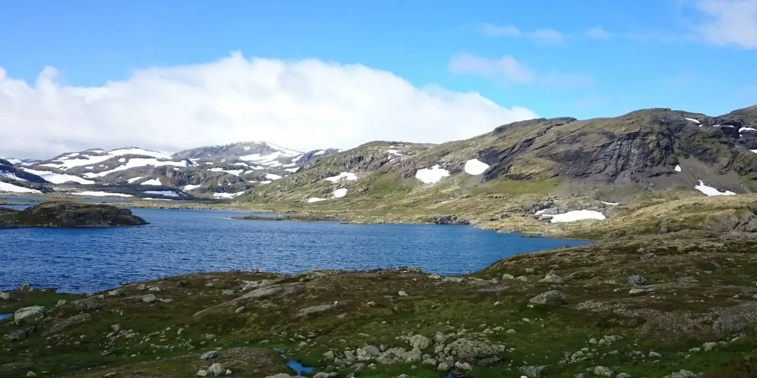 Aurlandsdalen trail in Norway