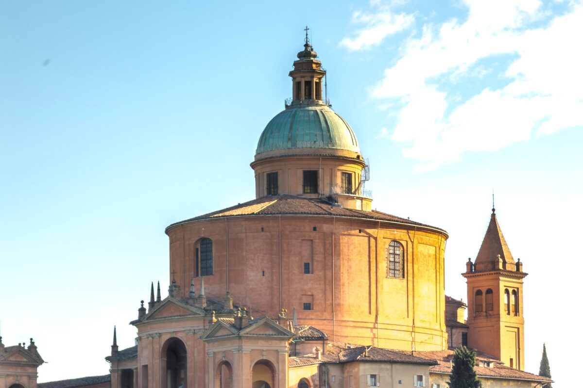 Top of a church in Florence, Italy