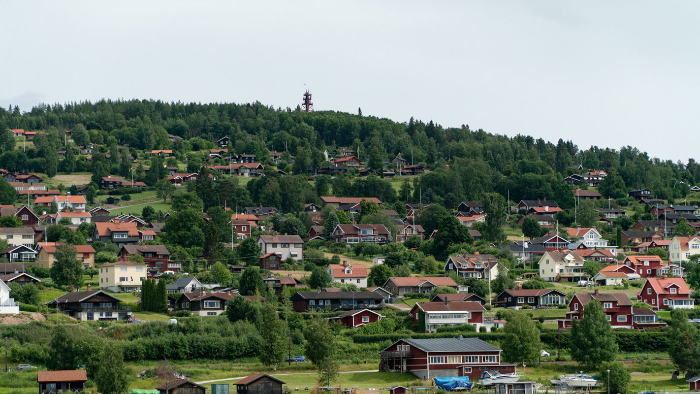 View of the town of Rättvik, Sweden