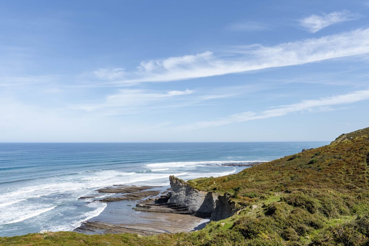 coastline in Basque Country