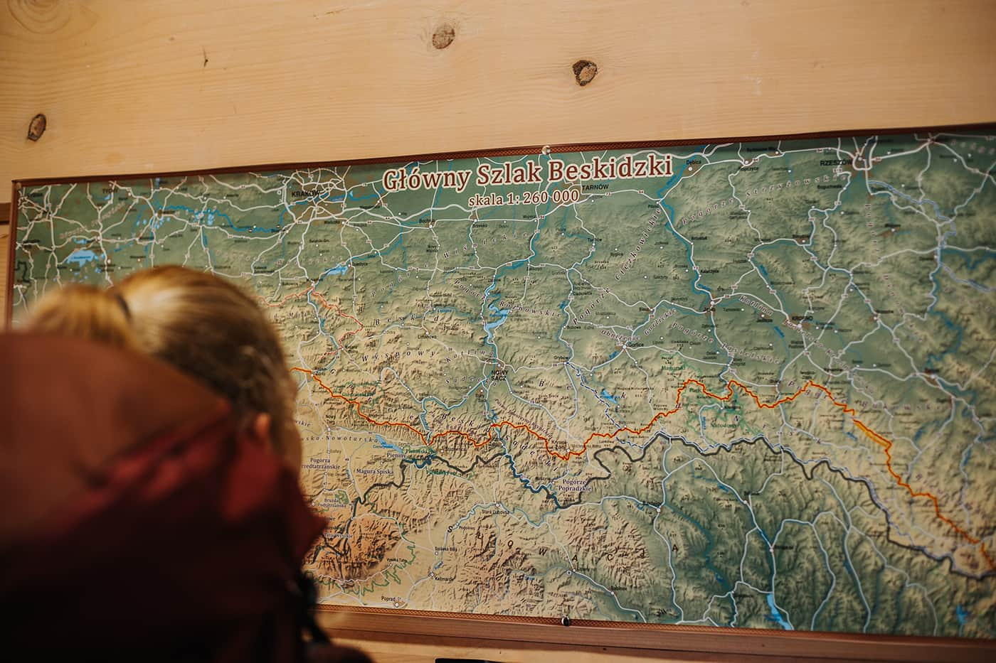 women looking at a map