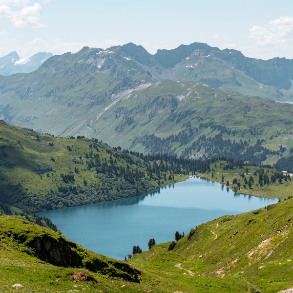 Lake in Switzerland at the Via Alpina 1