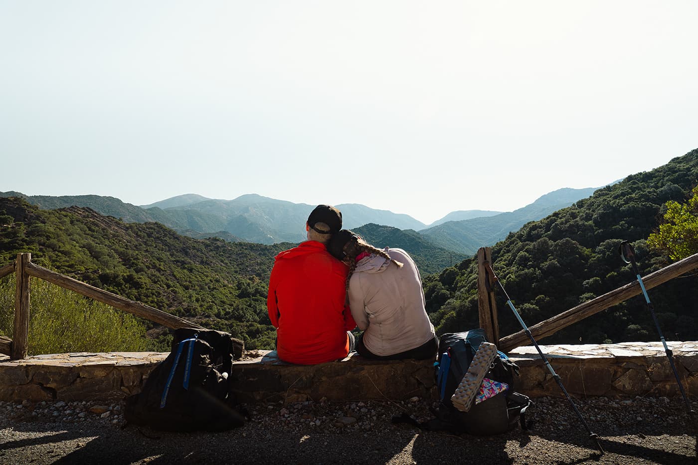 man and women sitting next to each other