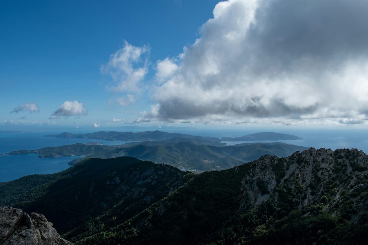 view from mountain top