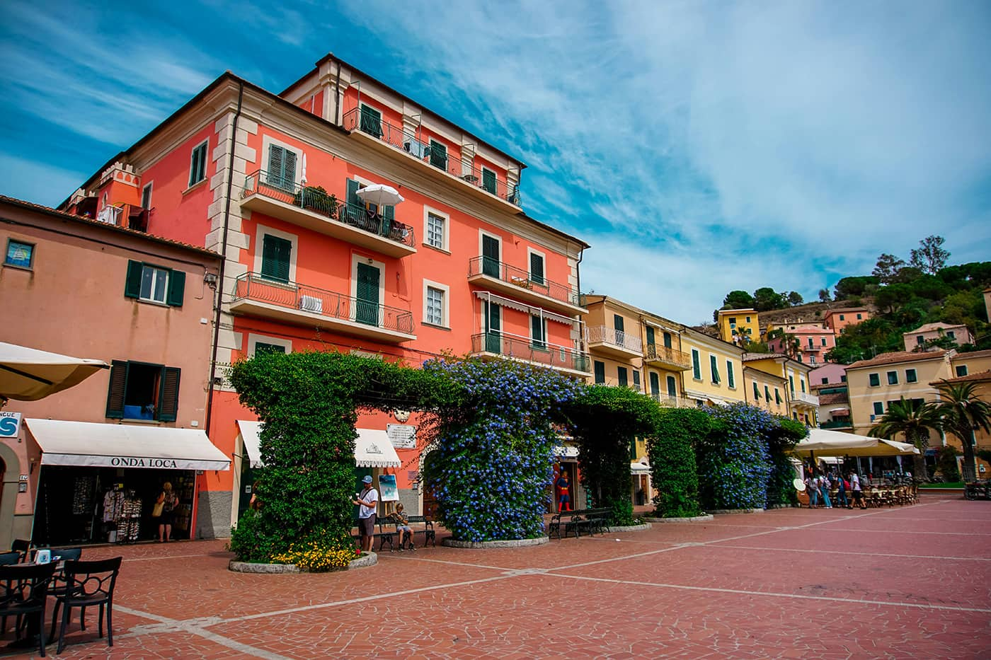 colorful town in Italy