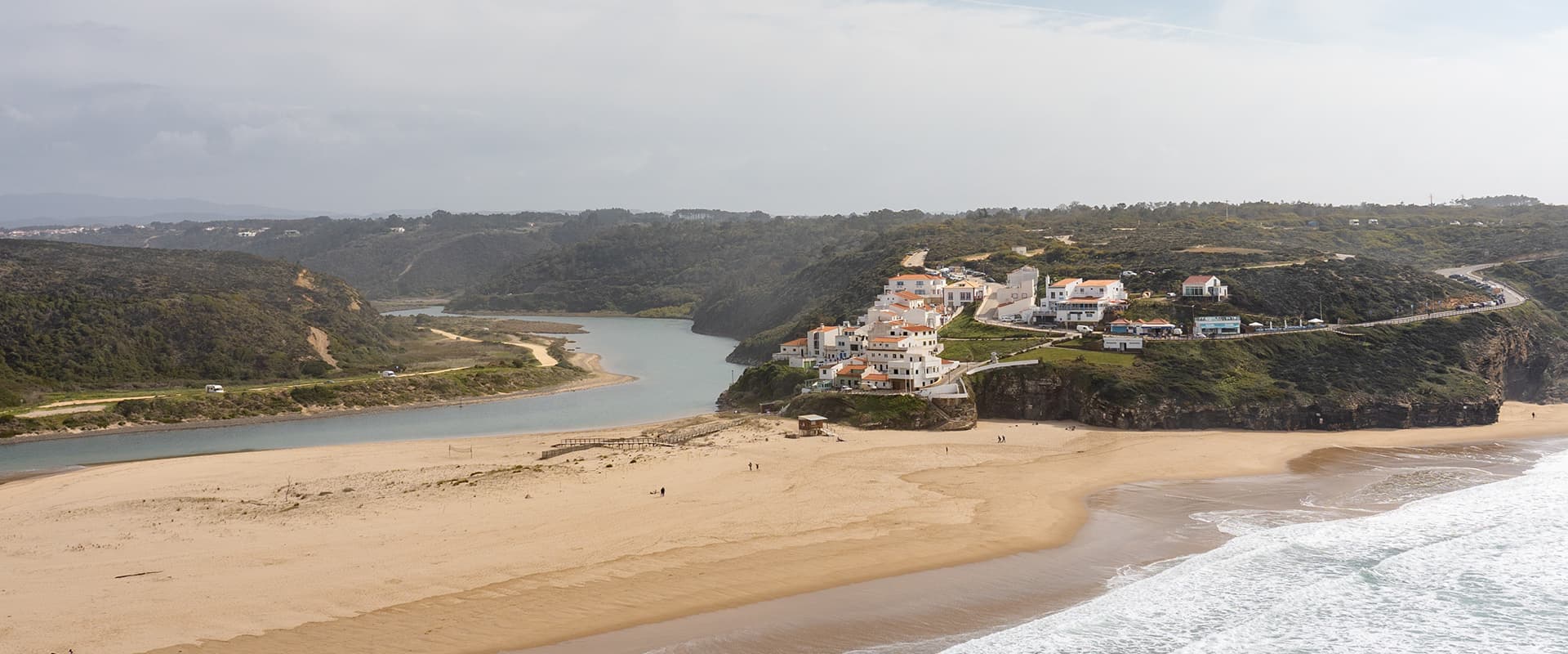 town of Odeceixe on the Algarve coast in Portugal