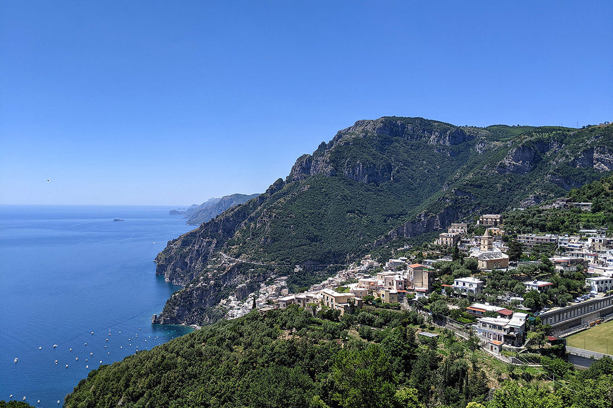 coastal town near Amalfi, Italy