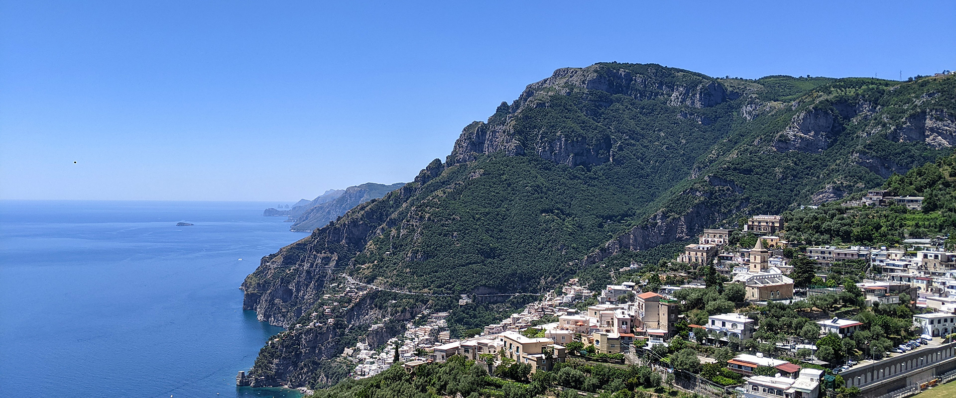 coastal town near Amalfi, Italy