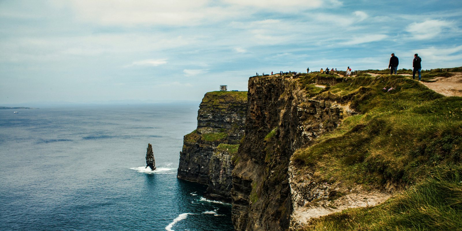 Cliffs of Moher in Ireland trails