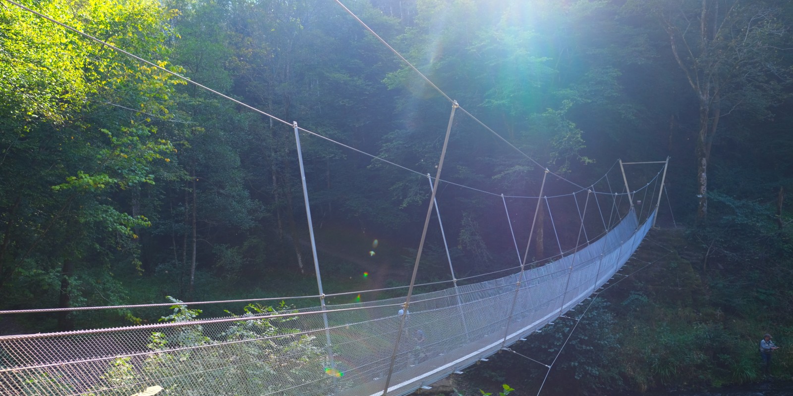 Burgenklettersteig bridge