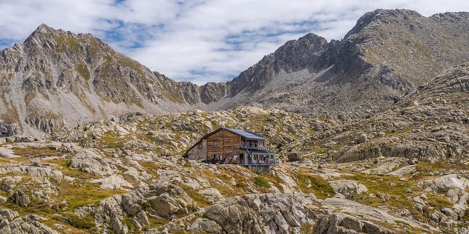 mountain hut on the Carros de Foc