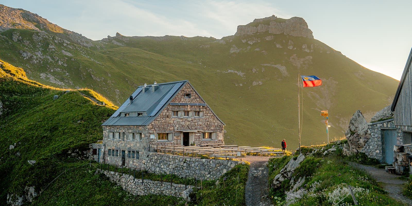 mountain hut in Liechtenstein