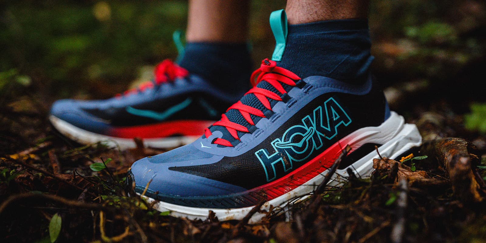 close up shot of the HOKA Tecton X3