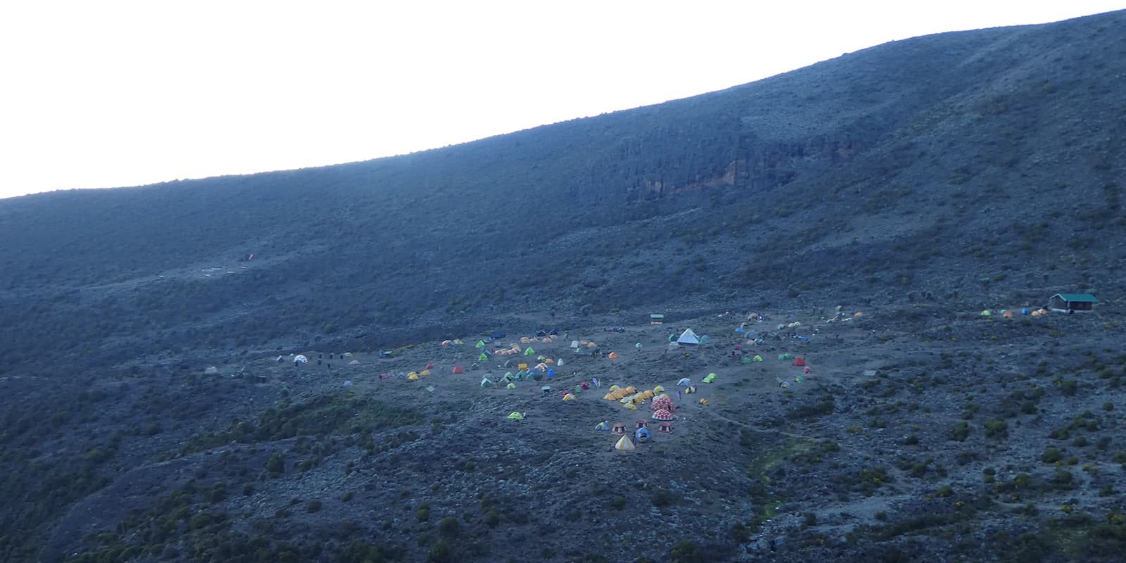 campsite on mount kilimanjaro