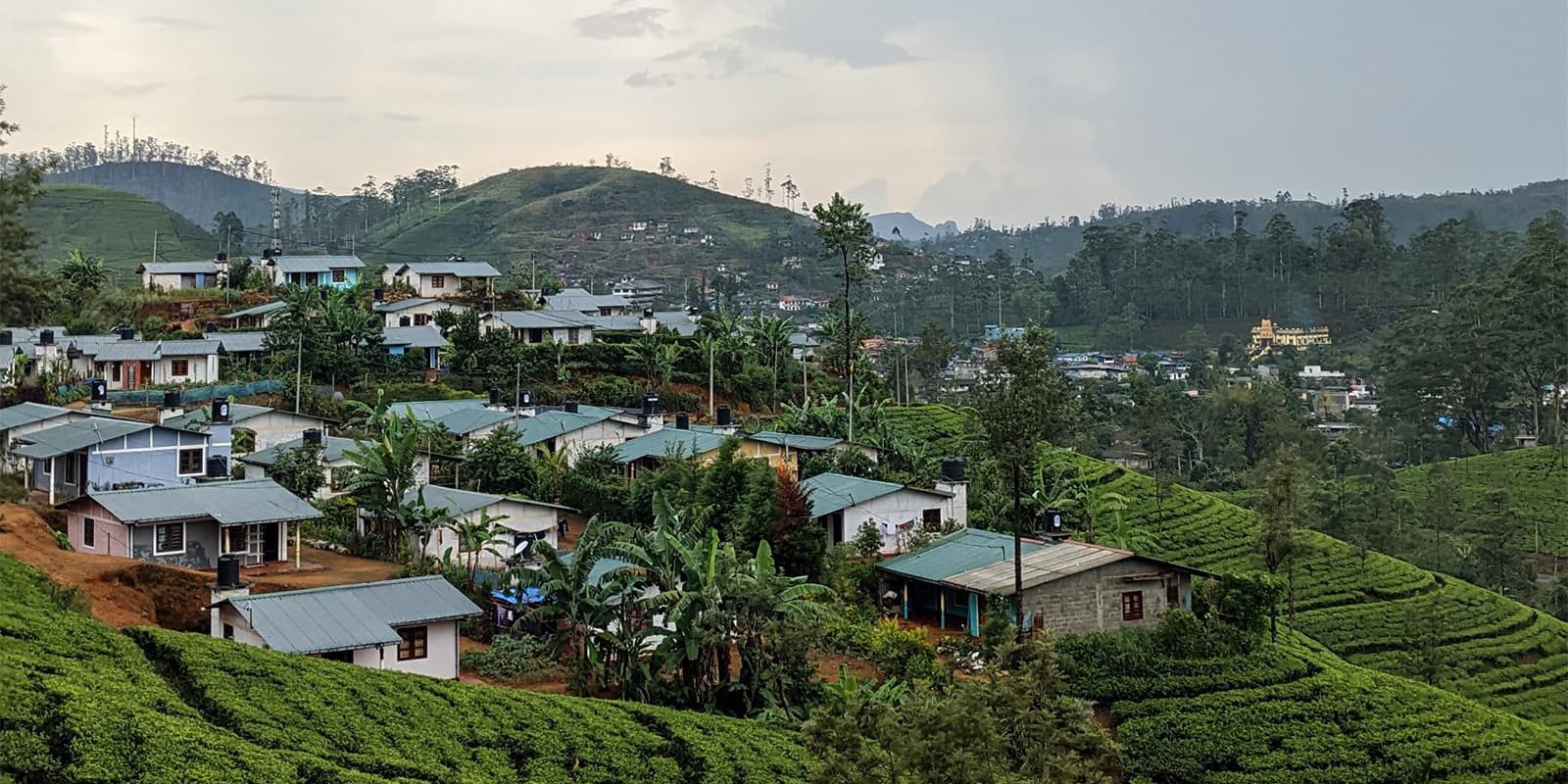 town in Sri lanka near tea plantations