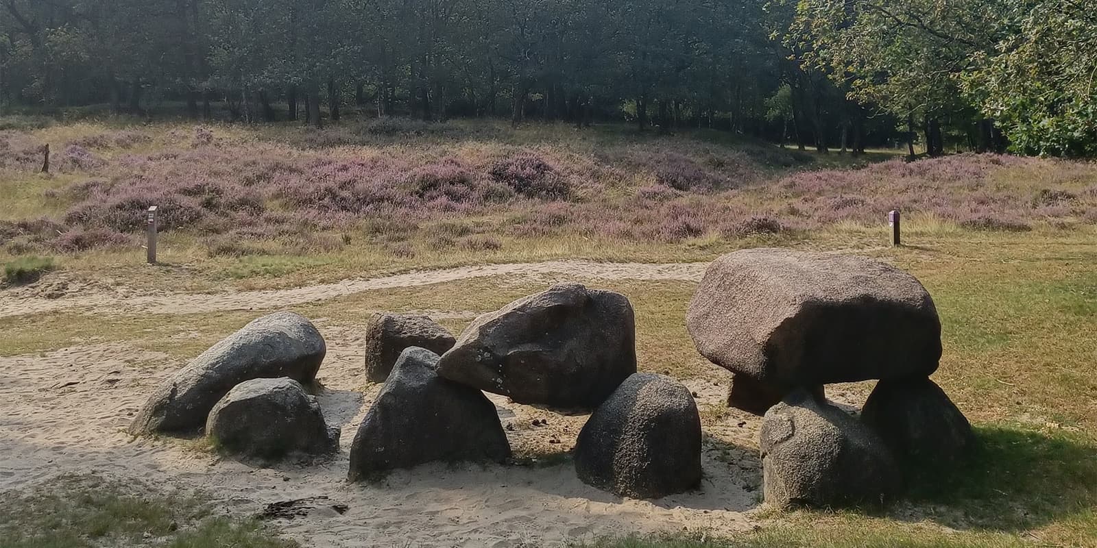 'hunebedden' in the Netherlands