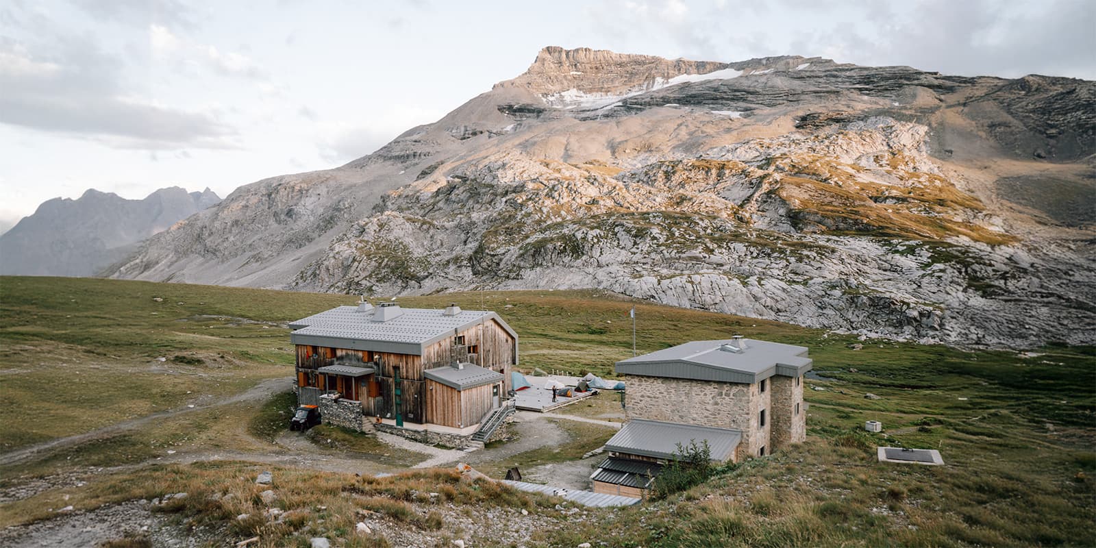 mountain hut in Vanoise, France