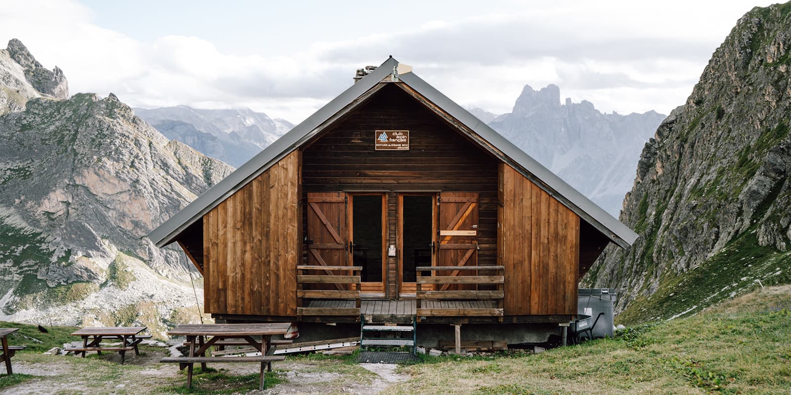 mountain hut in Vanoise, France