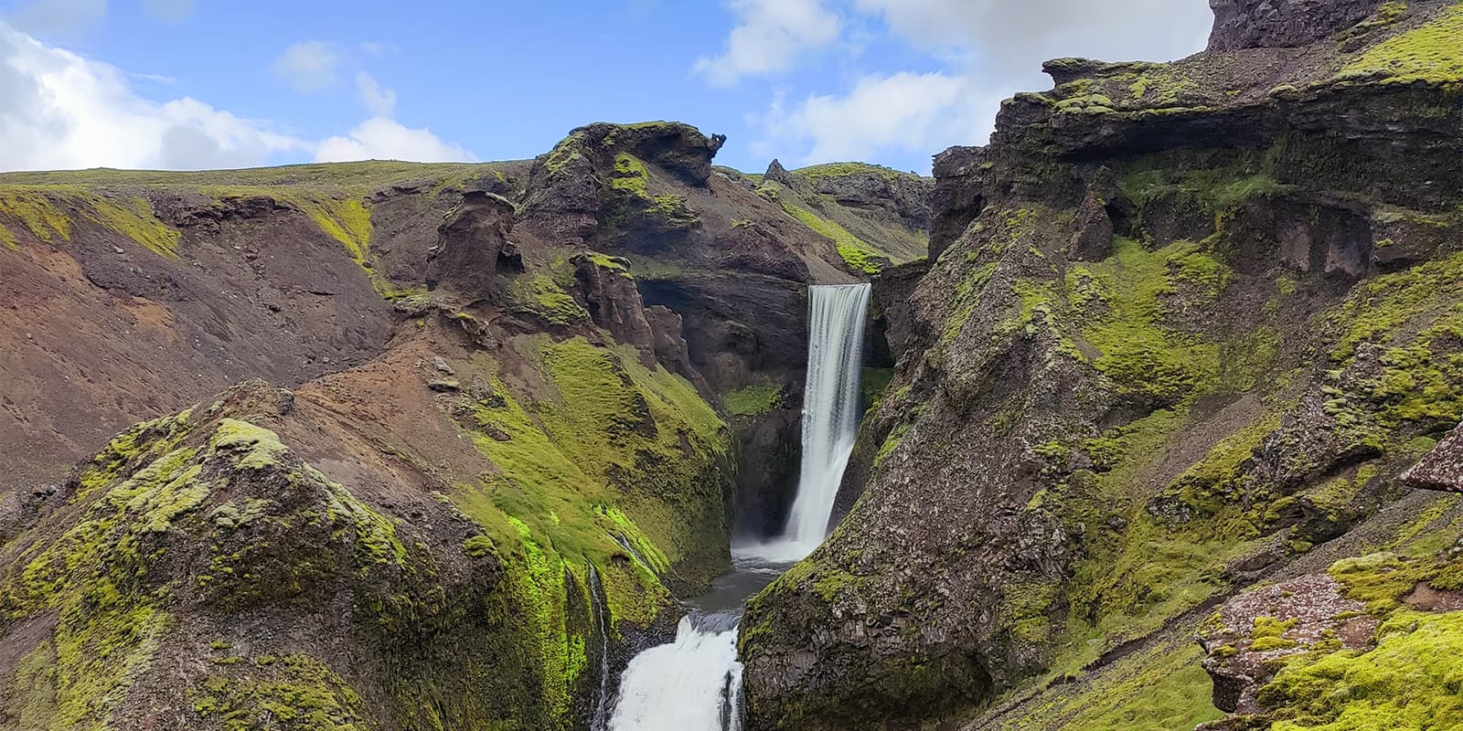 waterfall in iceland