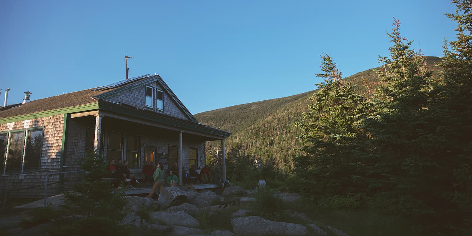 Galehead hut on the Appalachian hut to hut tour