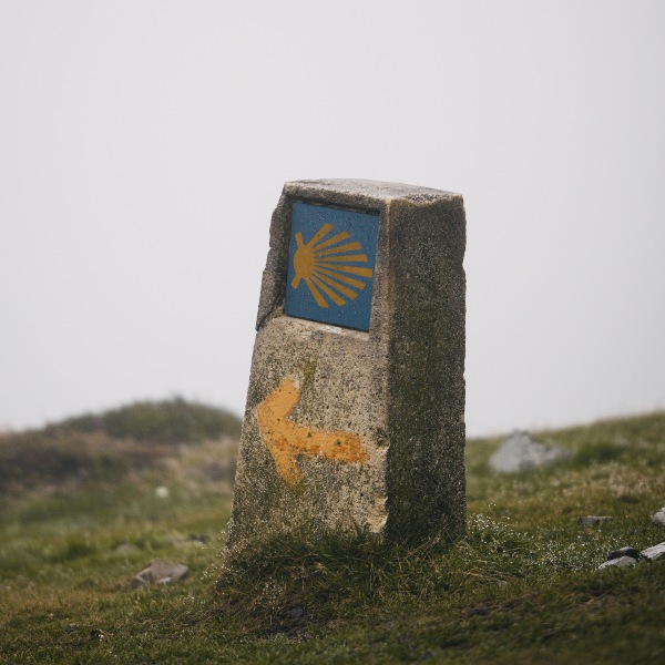 Pilgrim Trail Marker Camino de Santiago