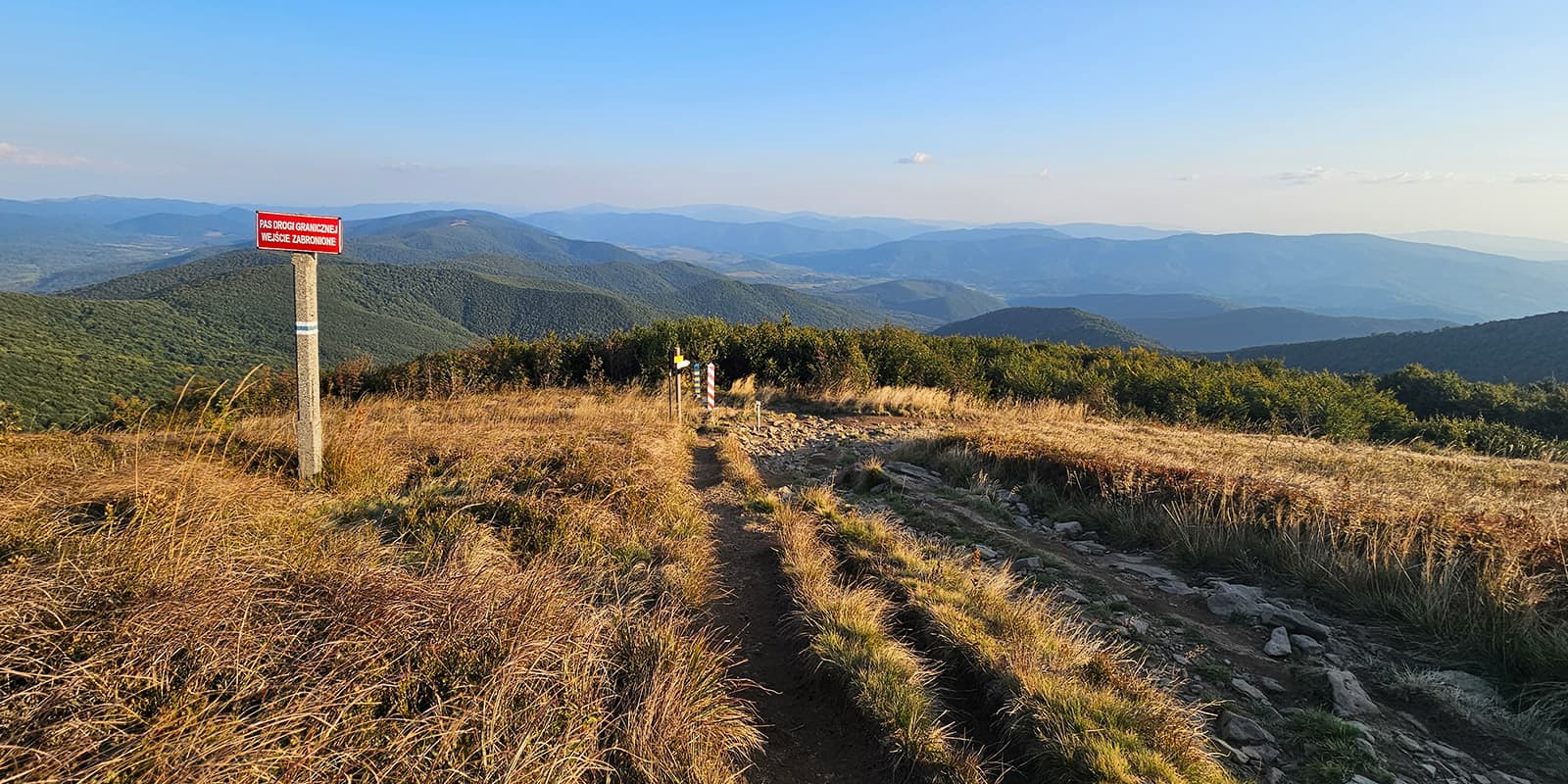 Carpathian Trail in Poland