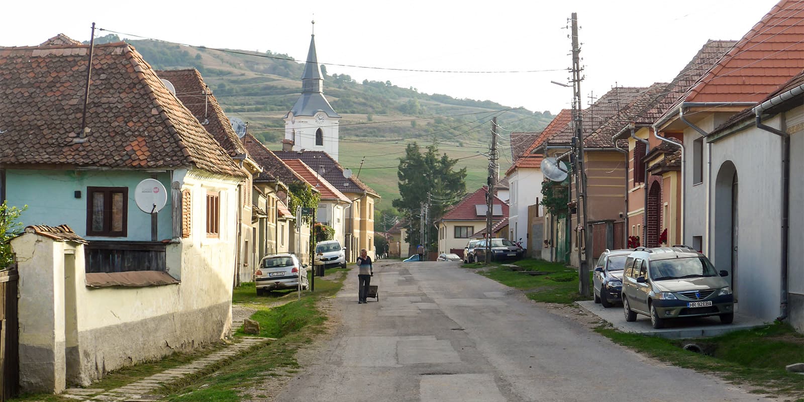 town in Romania on the Via Transilvanica