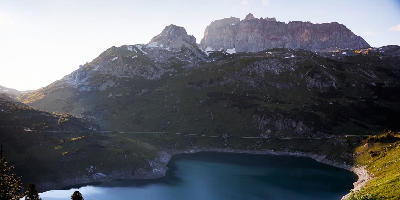 Formarinsee near the starting point of the Lechweg