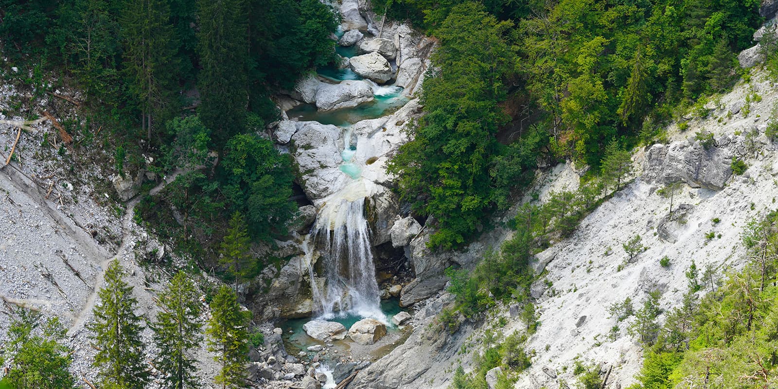 waterfall in the austrian alps