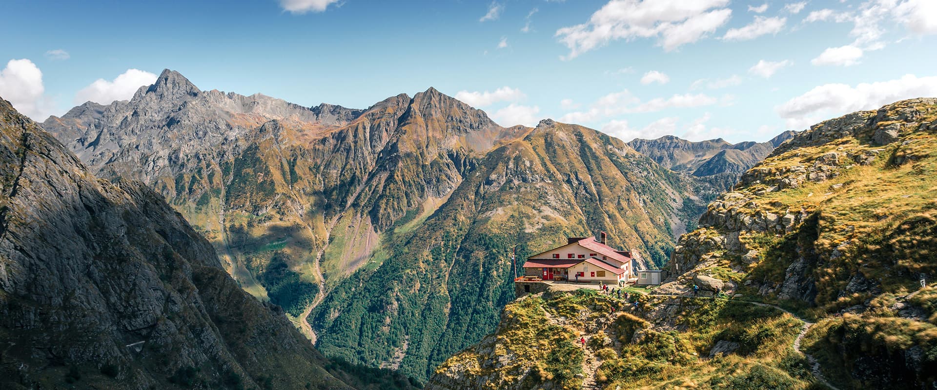 Rifugio Coca in the Orobie mountains of Italy