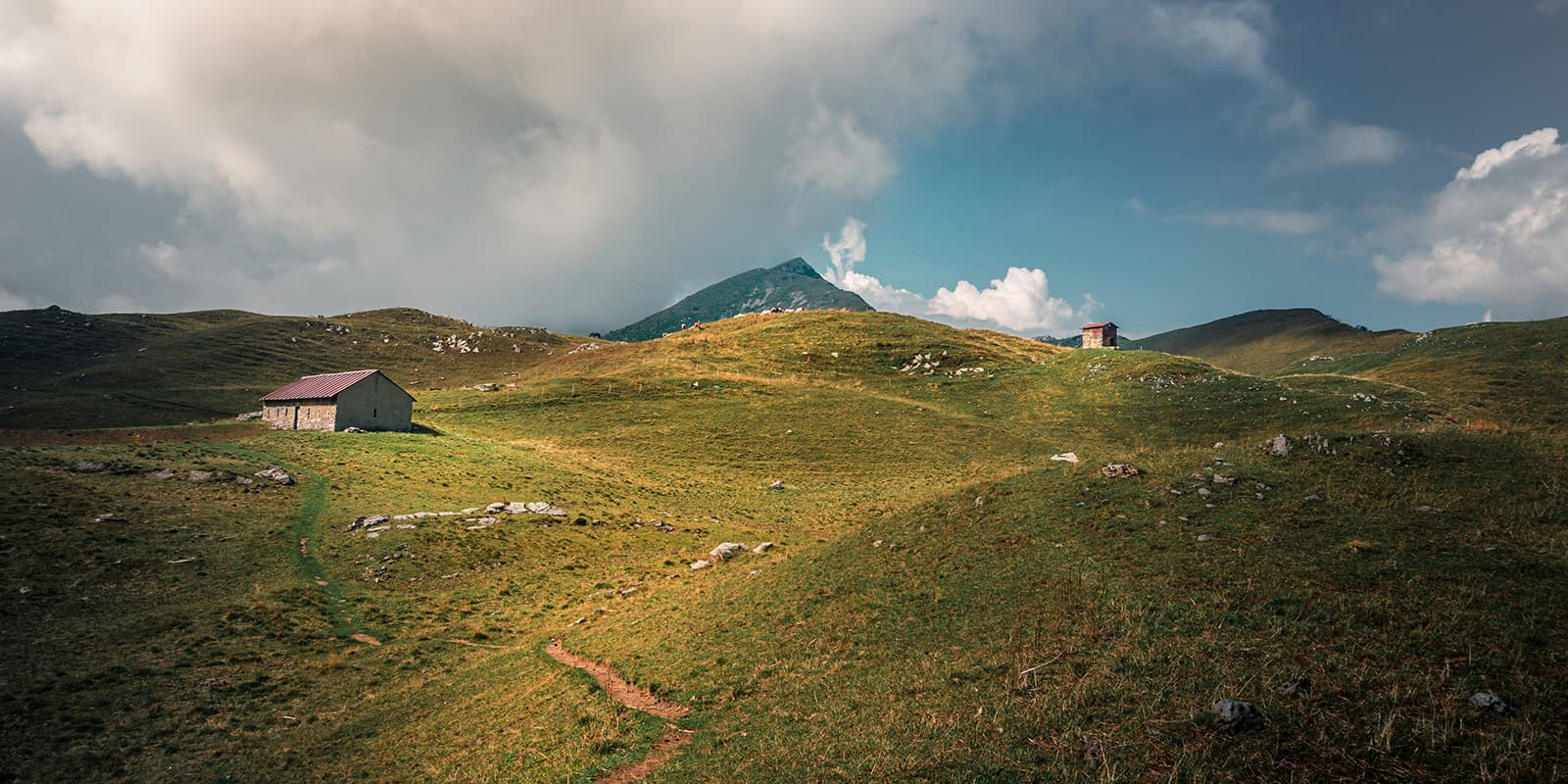 Italian alps on the Sentiero delle Orobie Orientali