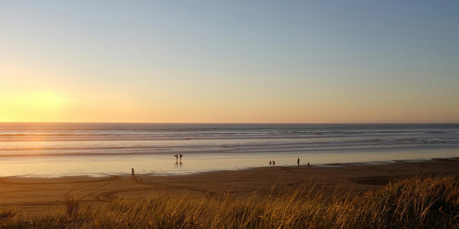 90-mile beach in New Zealand